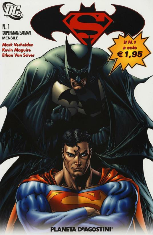 Superman/Batman. Seconda serie. Vol. 1 - Mark Verheiden,Kevin Maguire,Ethan Van Sciver - copertina