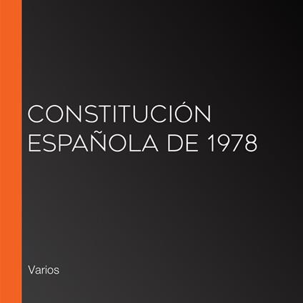 Constitución Española de 1978