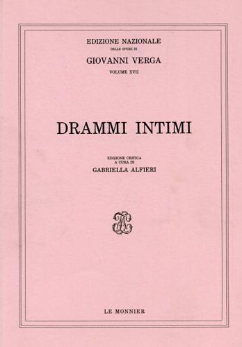 Drammi intimi - Giovanni Verga - copertina