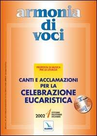 Armonia di voci (2002). Con CD Audio. Vol. 4: Canti e acclamazioni per la celebrazione eucaristica - copertina