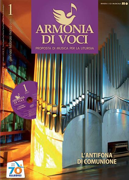 Armonia di voci (2011). Con CD Audio. Vol. 1: L'antifona di comunione - copertina