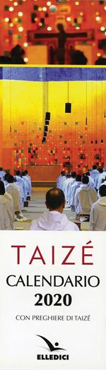 Taizé. Calendario segnalibro 2020