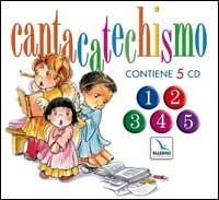 Cantacatechismo. Libretto con le parole dei canti. Con 5 CD Audio - copertina