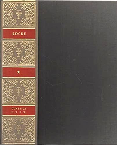 Saggio sull'intelletto umano - John Locke - copertina