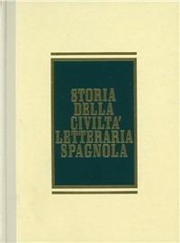 Storia della civiltà letteraria spagnola - copertina