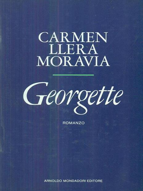 Georgette - Carmen Llera Moravia - copertina