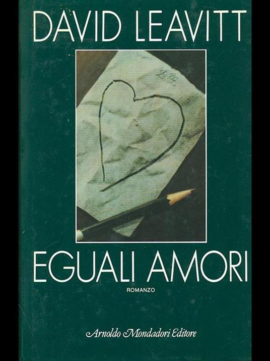 Eguali amori - David Leavitt - copertina