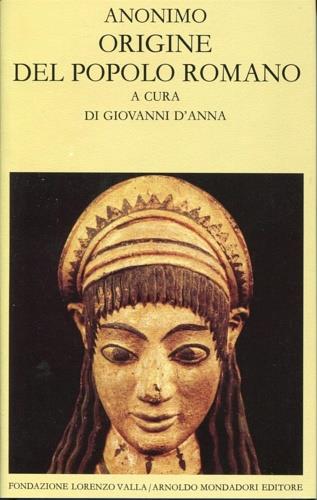 Origine del popolo romano - Anonimo - copertina