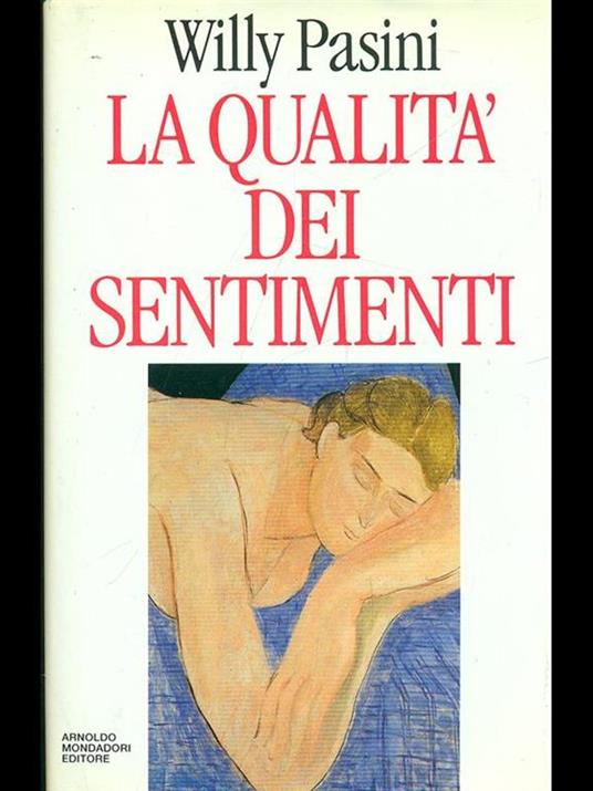 La qualità dei sentimenti - Willy Pasini - copertina