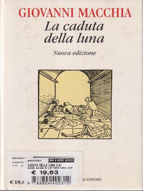 La caduta della luna - Giovanni Macchia - copertina