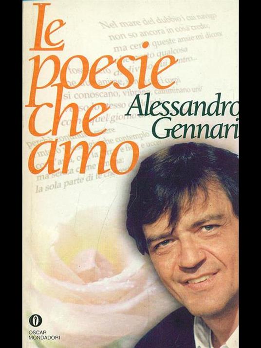 Le poesie che amo - Alessandro Gennari - copertina