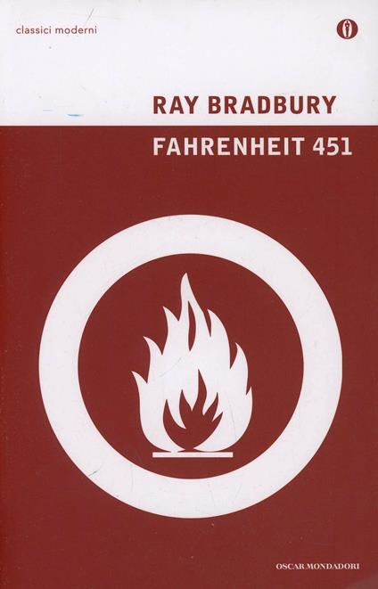 Fahrenheit 451 - Ray Bradbury - copertina