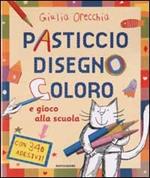 Pasticcio, disegno, coloro e gioco alla scuola