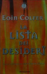 La lista dei desideri - Eoin Colfer - copertina