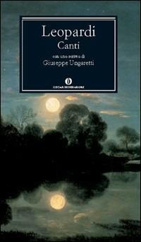 Canti - Giacomo Leopardi - copertina