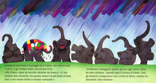 David McKee ELMER L'ELEFANTE VARIOPINTO Mondadori 2012 edizione illustrata