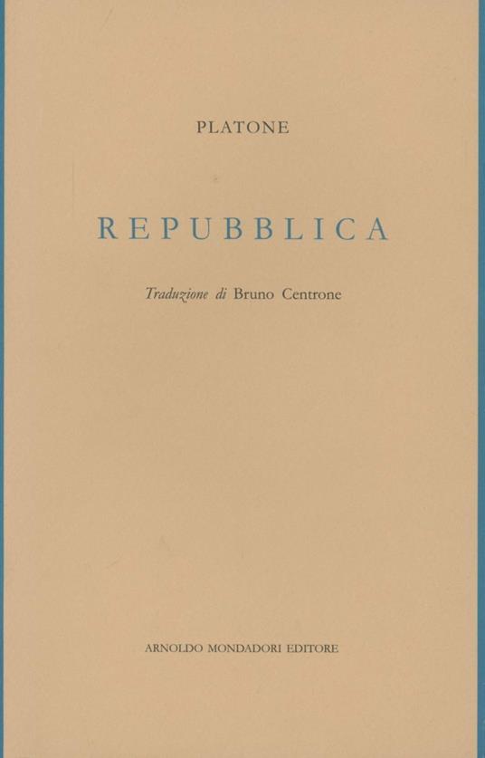 La Repubblica - Platone - copertina