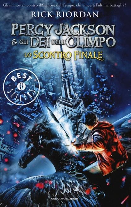 Lo scontro finale. Percy Jackson e gli dei dell'Olimpo - Rick Riordan - copertina