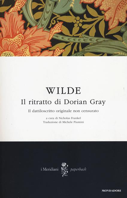 Il ritratto di Dorian Gray - Oscar Wilde - copertina