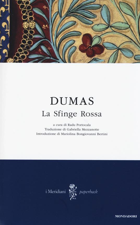 La sfinge rossa - Alexandre Dumas - copertina