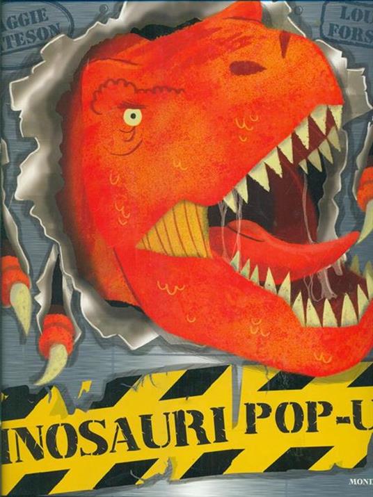 Dinosauri pop-up! Con adesivi - Maggie Bateson,Louise Forshaw - copertina