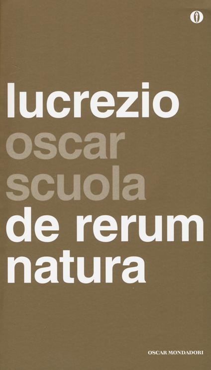 De rerum natura. Testo latino a fronte - Tito Lucrezio Caro - copertina