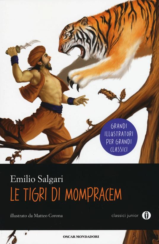 Le tigri di Mompracem - Emilio Salgari - copertina