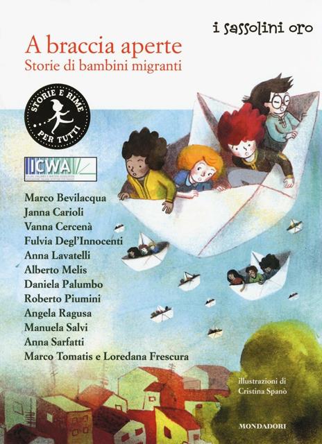 A braccia aperte. Storie di bambini migranti - copertina