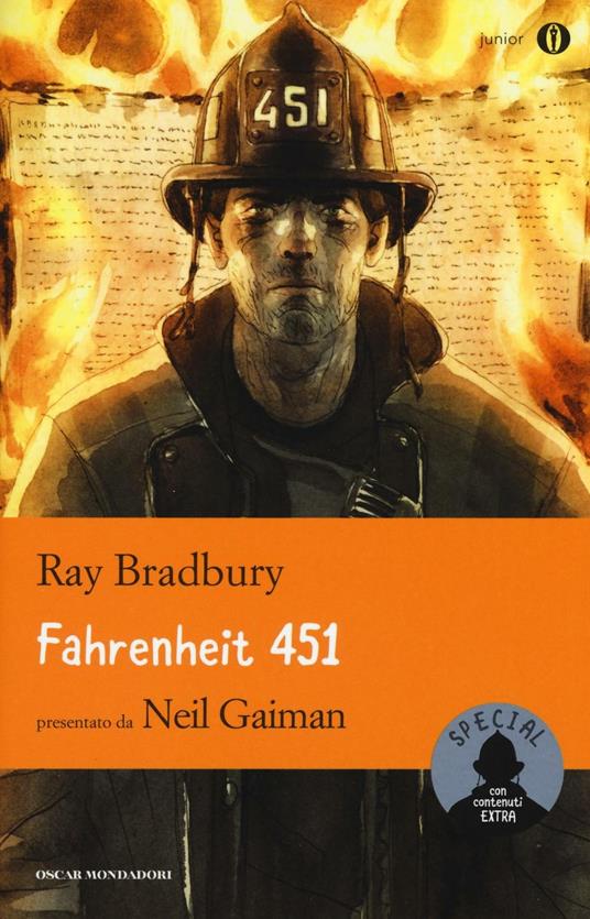 Fahrenheit 451 - Ray Bradbury - copertina