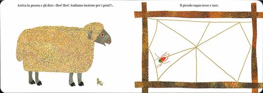 Il piccolissimo ragno tesse e tace. Ediz. illustrata - Eric Carle - 4