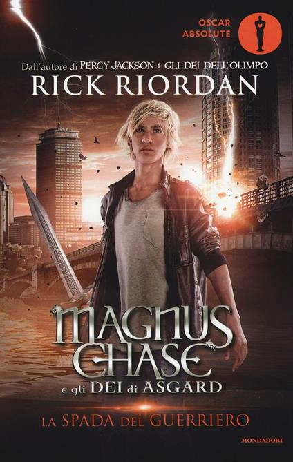 La spada del guerriero. Magnus Chase e gli dei di Asgard. Vol. 1 - Rick Riordan - copertina