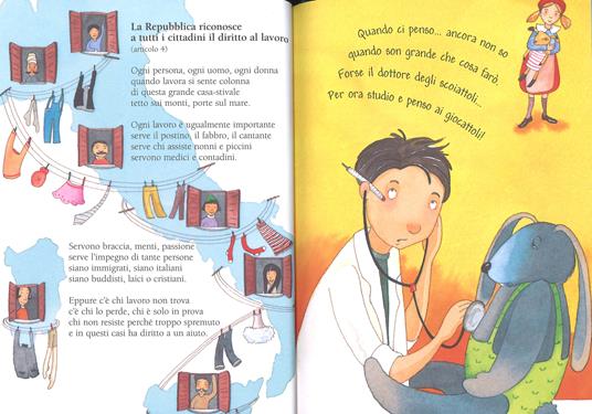 La Costituzione raccontata ai bambini. Nuova ediz. Con Poster - Anna Sarfatti - 3