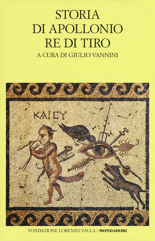 Storia di Apollonio re di Tiro. Testo latino a fronte - Anonimo - copertina