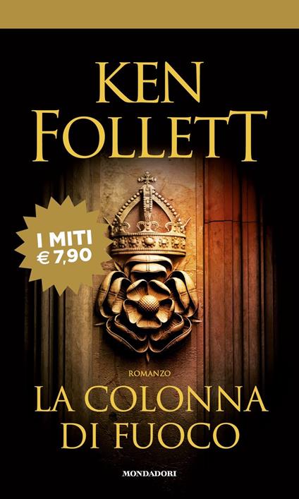 La colonna di fuoco - Ken Follett - copertina