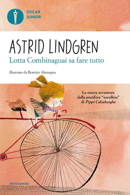 Lotta Combinaguai sa fare tutto - Astrid Lindgren - copertina