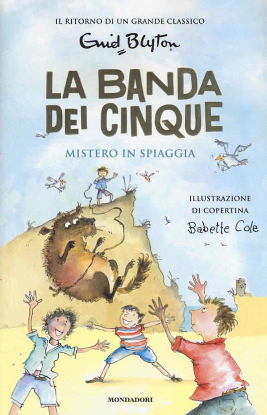 Mistero in spiaggia. La banda dei cinque. Vol. 9 - Enid Blyton - copertina