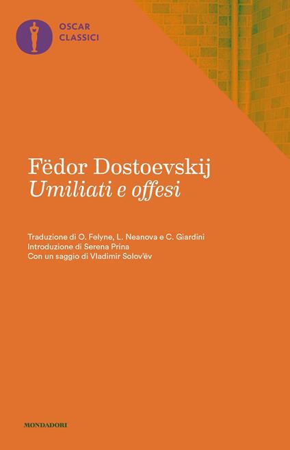 Umiliati e offesi - Fëdor Dostoevskij - copertina