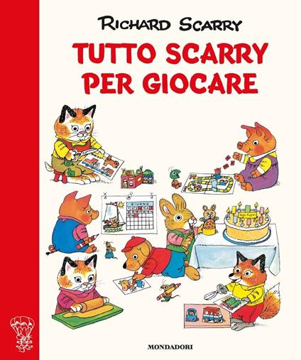 Tutto Scarry per giocare. Giochiamo con Richard Scarry. Ediz. a colori - Richard Scarry - copertina