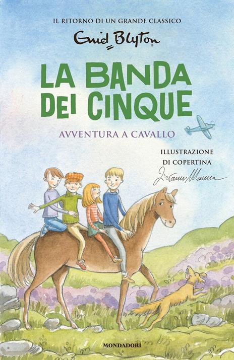 Avventura a cavallo. La banda dei cinque. Vol. 13 - Enid Blyton - copertina