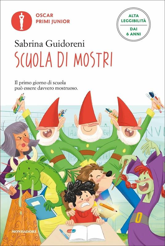 Scuola di mostri. Ediz. ad alta leggibilità - Sabrina Guidoreni - copertina