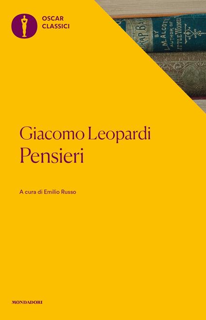 Pensieri - Giacomo Leopardi - copertina