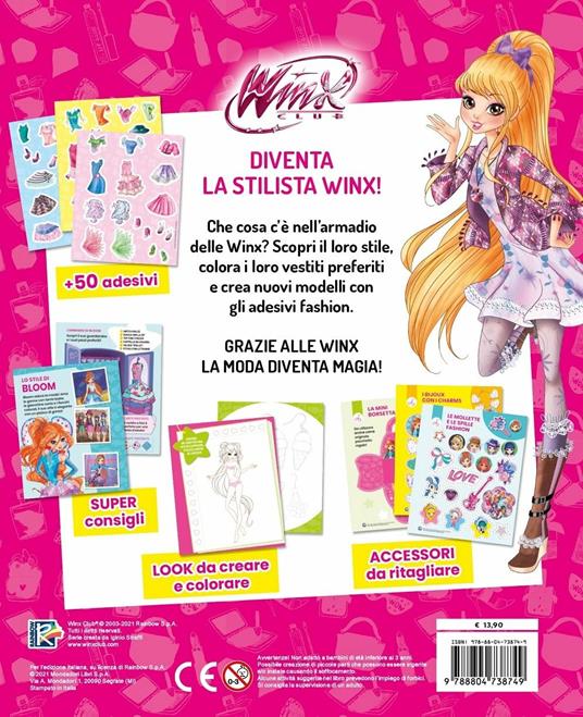 Fashion book. Winx Club. Con adesivi. Ediz. a colori - Libro - Mondadori -  Licenze | IBS