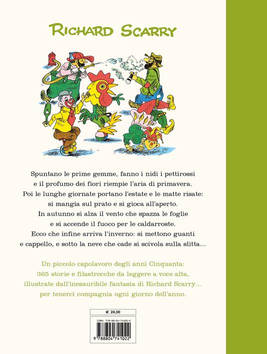 365 storie. Una storia al giorno. Ediz. a colori - Richard Scarry - Kathryn  Jackson - - Libro - Mondadori - I libri di Richard Scarry