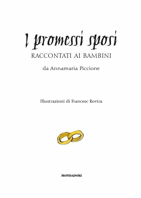 I Promessi sposi raccontati ai bambini - Annamaria Piccione - 2