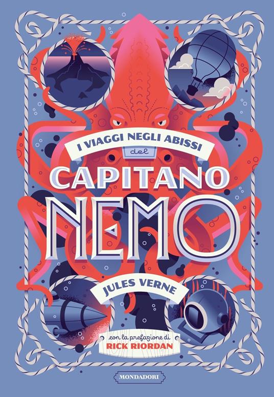 I viaggi negli abissi del capitano Nemo - Jules Verne - copertina
