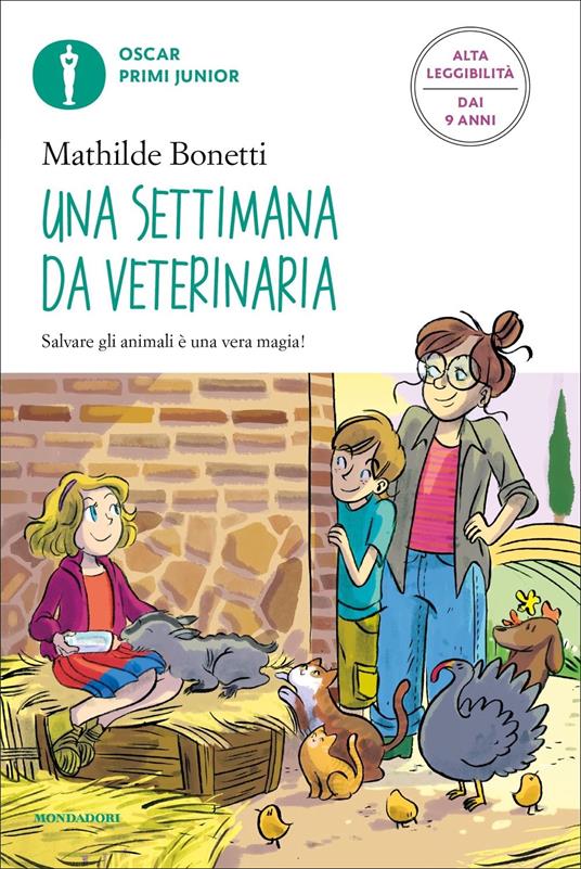 Una settimana da veterinaria. Ediz. ad alta leggibilità - Mathilde Bonetti - copertina