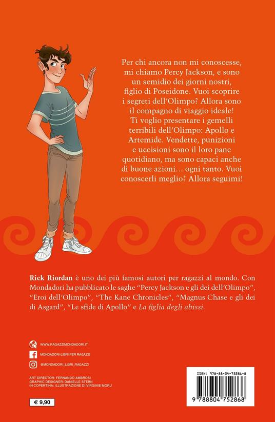 Apollo e Artemide. Percy Jackson racconta i miti greci - Rick Riordan -  Libro - Mondadori 