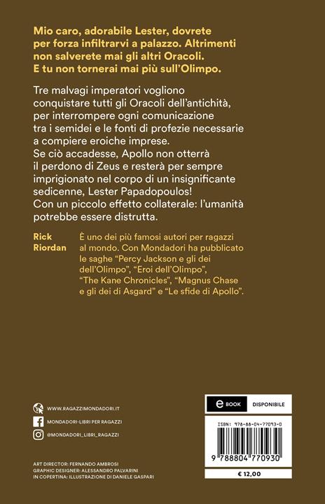 La profezia oscura. Le sfide di Apollo. Vol. 2 - Rick Riordan - 2