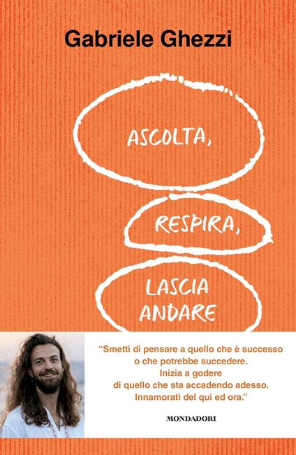 Ascolta, respira, lascia andare. Smetti di pensare a quello che è successo o che potrebbe succedere. Inizia a godere di quello che sta accadendo adesso - Gabriele Ghezzi - copertina