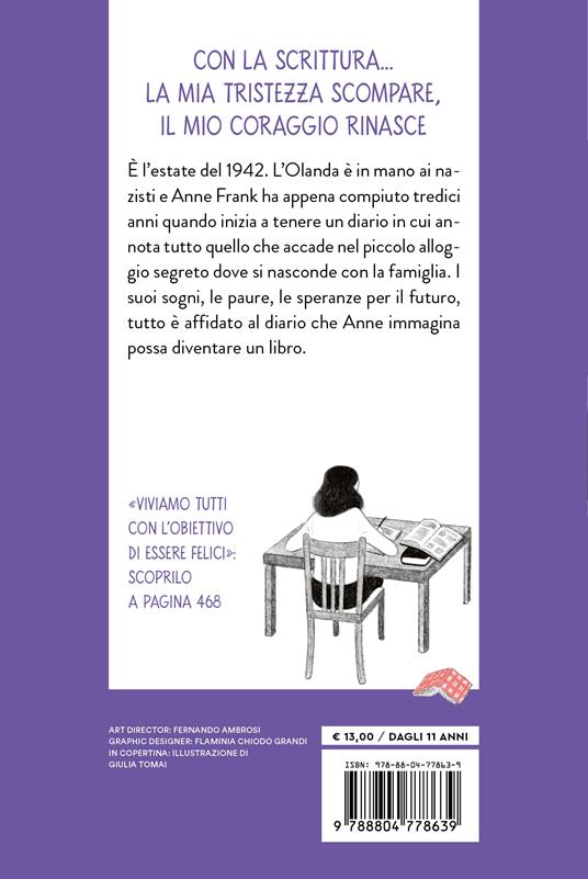 Diario - Anne Frank - Libro - Mondadori - Oscar junior